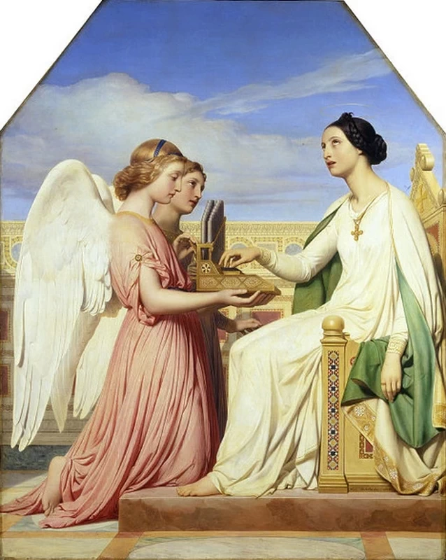 Santa Cecilia e gli angeli - Victoria and Albert Museum, Londra